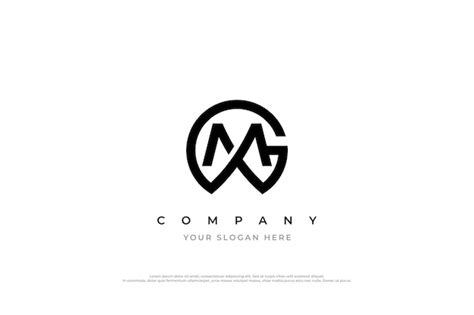 Premium Vector Initial Letter MG Logo Or GM Monogram Logo Design Vector