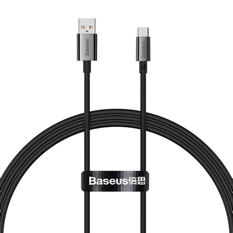 Baseus Superior Series Usb Usb C Kabel 100w 1m Svart Teknikkdelerno