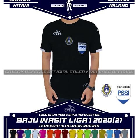 Jual Wasit Baju Wasit SPECS 2221 LOGO DADA PSSI SAKU REFEREE PSSI 16