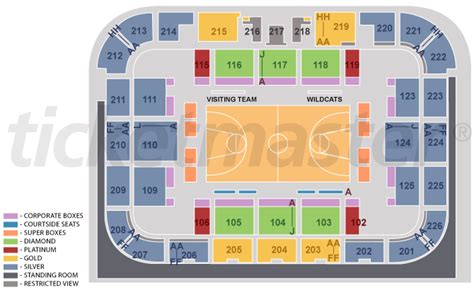 Perth HPC Seating Map | Austadiums