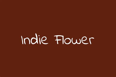 Indie Flower Font - Fonts Hut