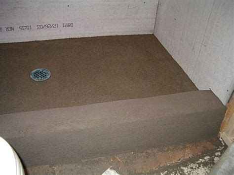 How To Build Shower Pan On Slab Floor Hunker