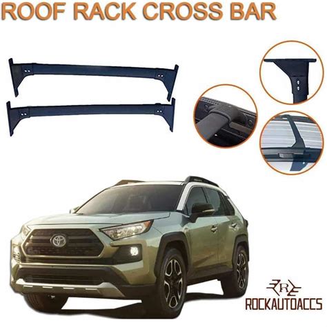 Roof Rack Crossbars Side Rail Cross Bar Fits Toyota Rav