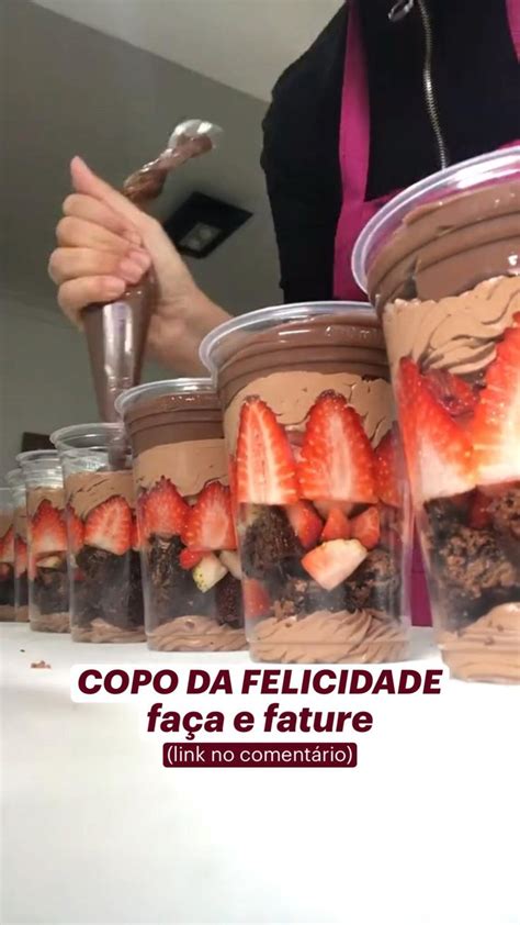 Copo Da Felicidade Fa A Essa Maravilha Deliciosa E Fature Curso