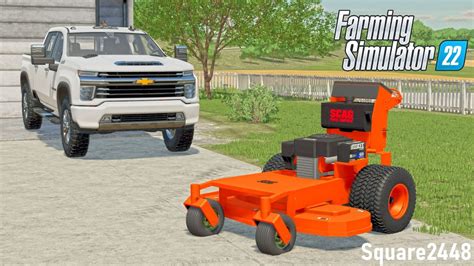 Demoing New Scag Mower Lawn Care Farming Simulator Youtube