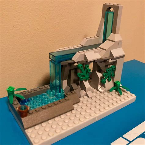 Small Waterfall Moc Small Waterfall Lego Birthday Cake