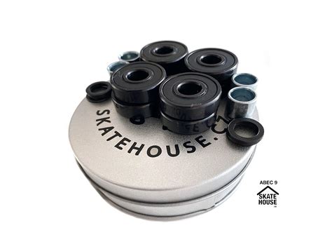 ABEC - 9 - BLACK ON BLACK - SKATEHOUSE.cz