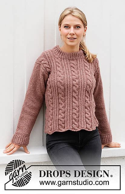 Ravelry Rippling Roses Pattern By Drops Design