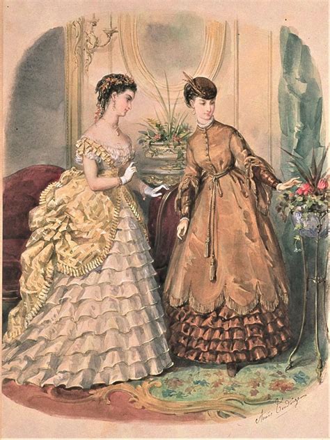 La Mode Illustree 1869 Historical Fashion Victorian Era Fashion