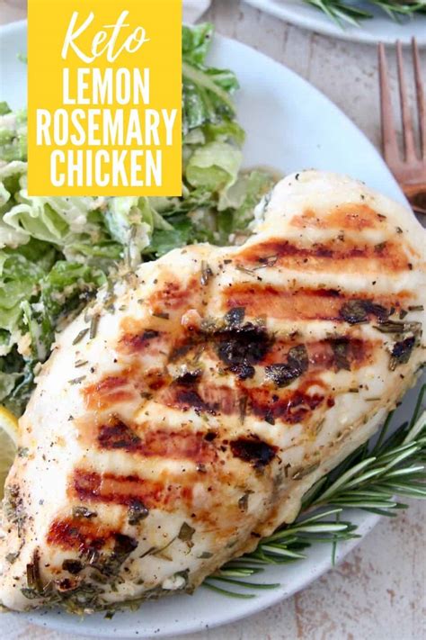 Easy Lemon Rosemary Chicken Recipe WhitneyBond