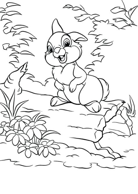 Thumper Coloring Pages at GetColorings.com | Free printable colorings ...