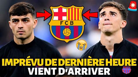 URGENT DOUBLE COUP SUR LE BARCELONE BARCELONE DOIT AGIR RAPIDEMENT