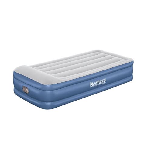 Bestway Tritech Inflatable Twin Sized Airbed Home Air Mattress With Air