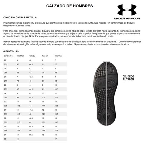 Tabla De Tallas Calzado Hombre Hot Sale