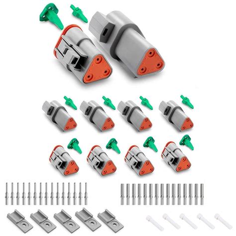 Dt Connectors With Terminal Kit Wire Gauge Connector Wedge Lock