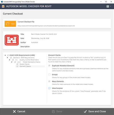 Autodesk Model Checker For Revit