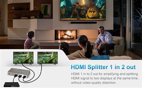 Amazon K Hz Hdmi Splitter In Out Newcare Ver Hdmi