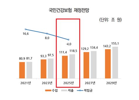 국민건강보험 적립금 2025년 바닥날 것‘비급여 증가 원인