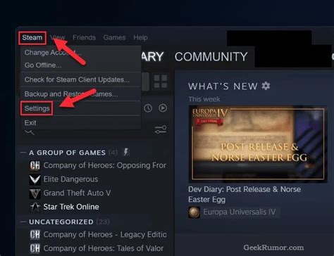 Как изменить регион в Steam в 2023 году