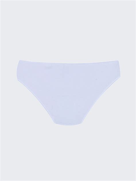BEYAZ Düz Bikini Külot W Z E X LCW