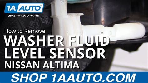 How To Remove Washer Fluid Level Sensor 06 12 Nissan Altima YouTube