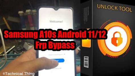 Samsung A10s Android 1112 Frp Bypass With Unlock Tool Youtube