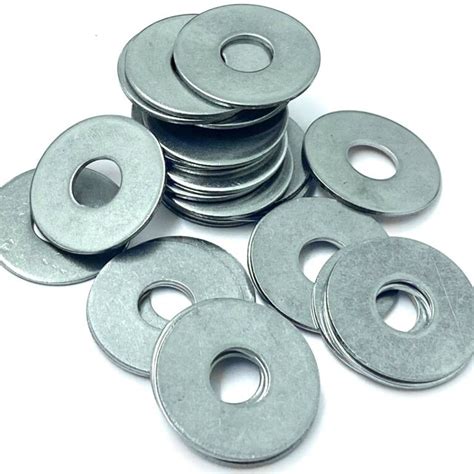 M X Mm X Mm Penny Mudguard Repair Washer Mild Steel Bright Zinc