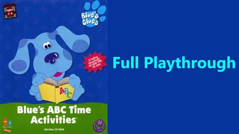 Blue S ABC Time Activities Full Playthrough 1080p YouTube