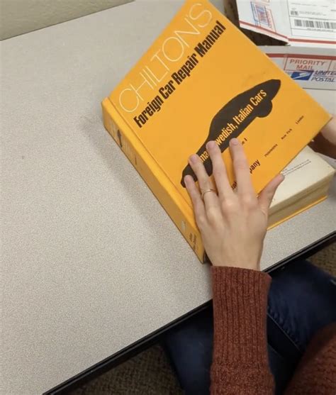 Someone Borrowed A Car Repair Manual In 1975 And Returned It 47 Years