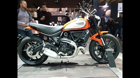 Ducati Scrambler Icon Atomic Tangerine Youtube