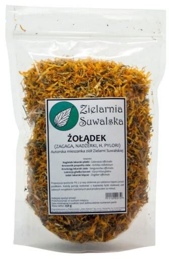 Zielarnia Suwalska Zioła na Żołądek Wrzody 250g 12758747750 Allegro pl