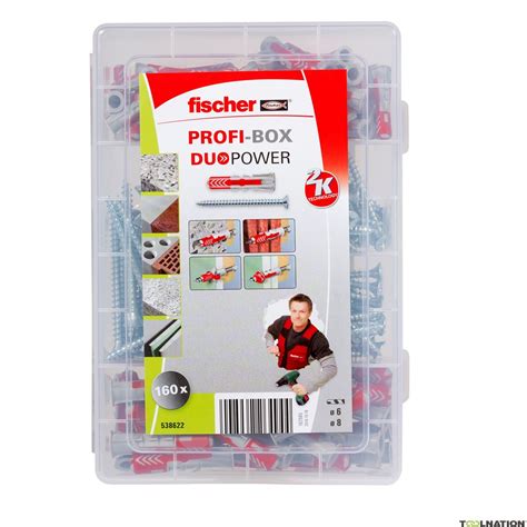 Fischer 538622 Meister Box Duopower Vis 80 Pièces