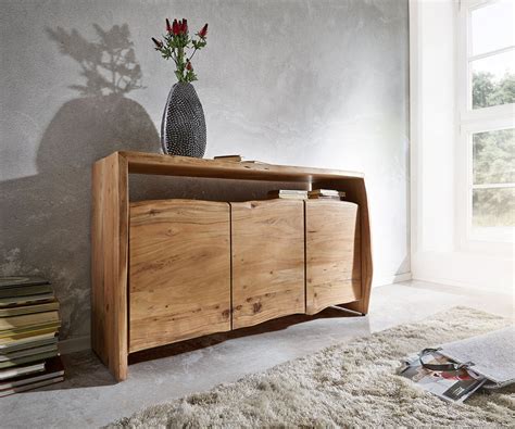 Sideboard Live Edge Cm Akazie Natur T Ren Delife