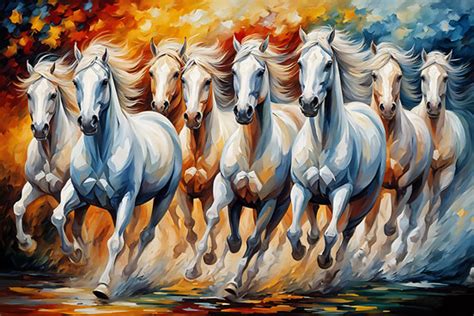 Eight Horse Painting: Symbol of Success in Feng Shui Art | ArtFactory