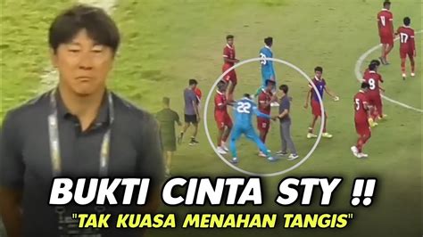 Shin Tae Yong Sampai Menangis Lihatlah Reaksi Sty Usai Laga Kemenangan