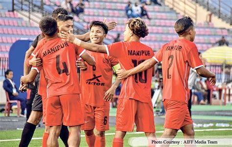 77th NFC For Santosh TrophyManipur Fight Back From One Goal Down To