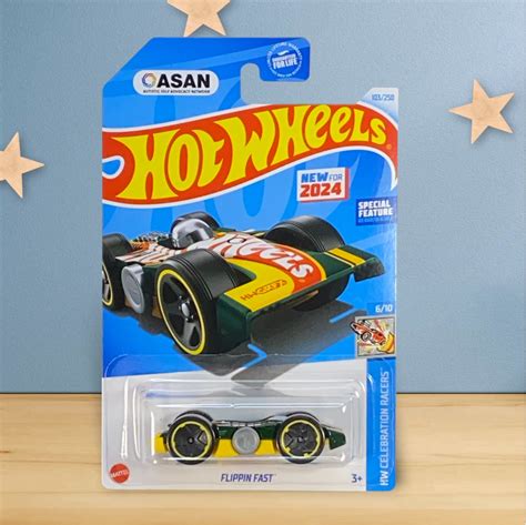 Hot Wheels Flippin Fast Green HW Celebratoin Racers Fidget Spinner Walmart