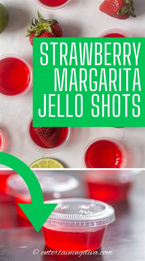 Easy Strawberry Margarita Jello Shots Recipe