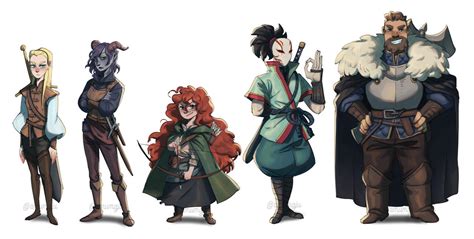 Dnd Group Lineup By Amumaju On Deviantart