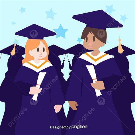 Personajes De Dibujos Animados De La Temporada De Graduaci N Png