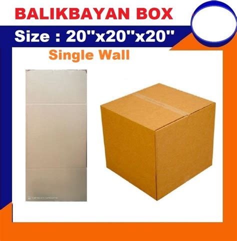 Balikbayan Box Single Wall 20x20x20 Inches Lazada Ph