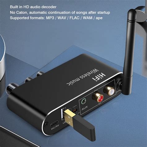 T01 Bluetooth V5 1 Audio Transmitter Receiver With Coaxial Optical