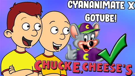 Caillou Saves Chuck E Cheese Youtube