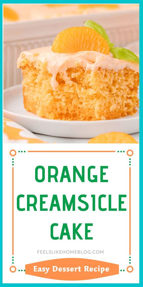 Orange Creamsicle Poke Cake Recipe