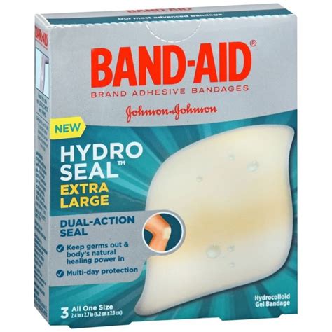 Band Aid Hydro Seal Hydrocolloid Gel Bandages Extra Large 3 Ea Medcare Wholesale Company