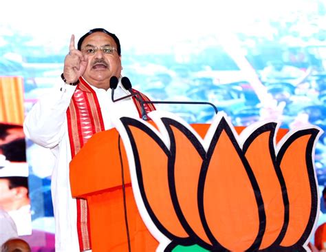 BJP JP National President Nadda Addresses During The Navashakti Samavesh