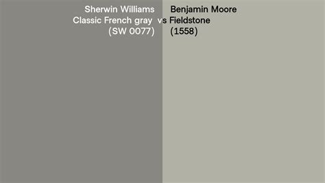 Sherwin Williams Classic French Gray SW 0077 Vs Benjamin Moore