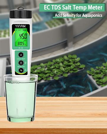 Yinmik Ph Meter Digital In Ph Ec Tds Temp Meter For Water