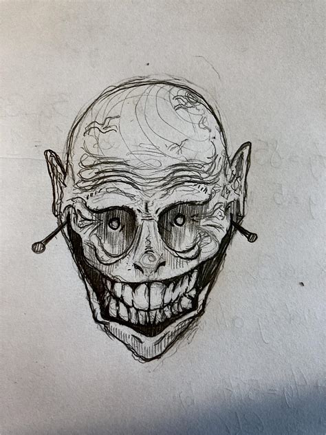 The smiling man - portrait : r/creepy