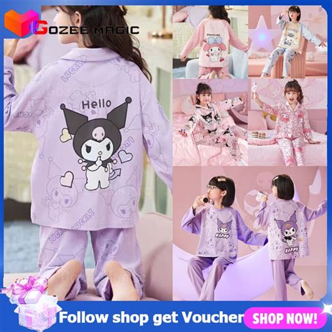 Sanrio Pijama Traje Kuromi Mi Melod A Cinnamoroll Dibujos Animados